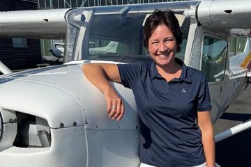 Kathrin´s Soloflug